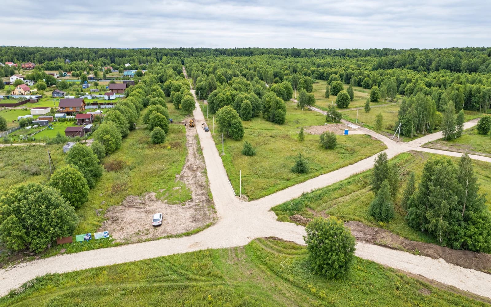 Крона Парк — общий вид посёлка, 1